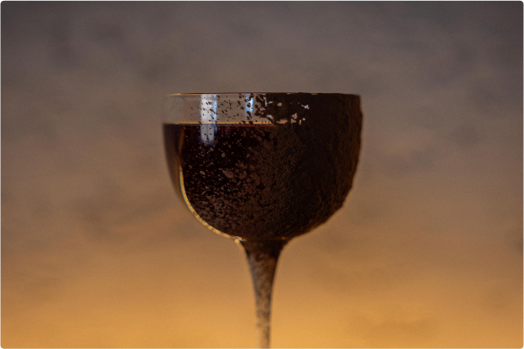 Wine glass at Sino